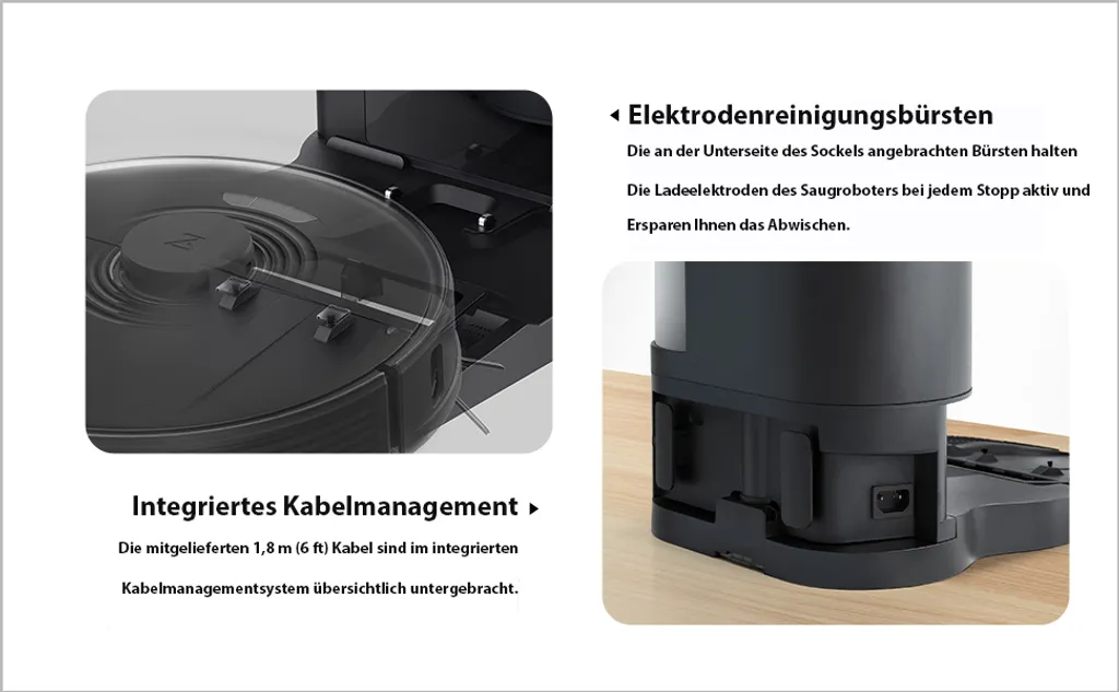 Roborock Auto Empty Dock For S7 ,S7 MaxV, Smart Bin Detection, HEPA Air Filter, Electrode Cleaning Brush (Schwarz) 14 Roborock Auto Empty Dock For S7 ,S7 MaxV, Smart Bin Detection, HEPA Air Filter, Electrode Cleaning Brush (Schwarz) – Bild 12