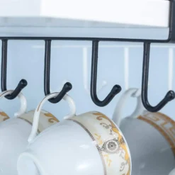 2 Stück Tassenhalter, Schrankeinsatz Tassenhalter Haken Ohne Bohren Für 6 Tassen -Küchenutensilien Laden 3d8f3d649fcd9169766146036061fe7d