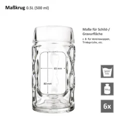 6er Set Maßkrug 0,5L Geeicht Halber Liter Bierkrug Bierglas Perfekt Geeignet Für Gastronomie 17 6er Set Maßkrug 0,5L Geeicht Halber Liter Bierkrug Bierglas Perfekt Geeignet Für Gastronomie -Küchenutensilien Laden 3da49adcc7eb0c80c0ea82c338880c1d