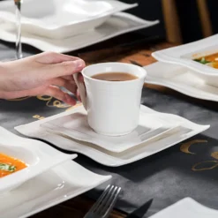 MALACASA, Serie Mario, 60 Tlg. Cremeweiß Porzellan Geschirrset Tafelservice Mit Je 12 Kaffeetassen, 12 Untertassen, 12 Dessertteller, 12 Suppenteller Und 12 Speiseteller 13 MALACASA, Serie Mario, 60 Tlg. Cremeweiß Porzellan Geschirrset Tafelservice Mit Je 12 Kaffeetassen, 12 Untertassen, 12 Dessertteller, 12 Suppenteller Und 12 Speiseteller -Küchenutensilien Laden 3e7006cb86625981d4ba04611d3a21c7