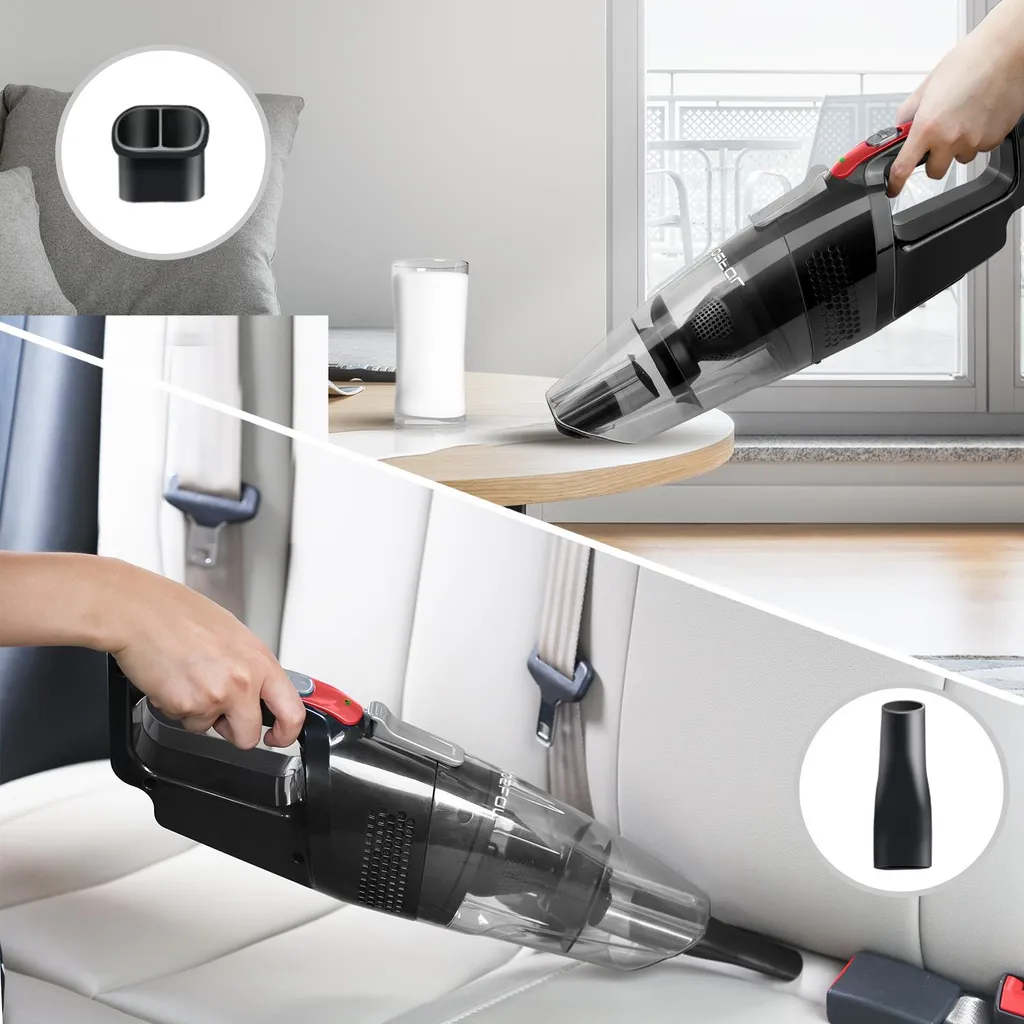 Aigostar Mars 33LBY - Kabelloser Zyklon-Handstaubsauger, Nass- Und Trockensaugung, 2050mAh Akku, 500ml Tank, HEPA Filter 5 Aigostar Mars 33LBY - Kabelloser Zyklon-Handstaubsauger, Nass- Und Trockensaugung, 2050mAh Akku, 500ml Tank, HEPA Filter – Bild 3