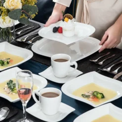 MALACASA, Serie Elvira, 60 Tlg. Cremeweiß Porzellan Geschirrset Kombiservice Tafelservice Mit Tassen, Untertassen, Dessertteller, Suppenteller Und Flachteller Für 12 Person 15 MALACASA, Serie Elvira, 60 Tlg. Cremeweiß Porzellan Geschirrset Kombiservice Tafelservice Mit Tassen, Untertassen, Dessertteller, Suppenteller Und Flachteller Für 12 Person -Küchenutensilien Laden 41dcf19a5690ed9119e37dfa66c58493