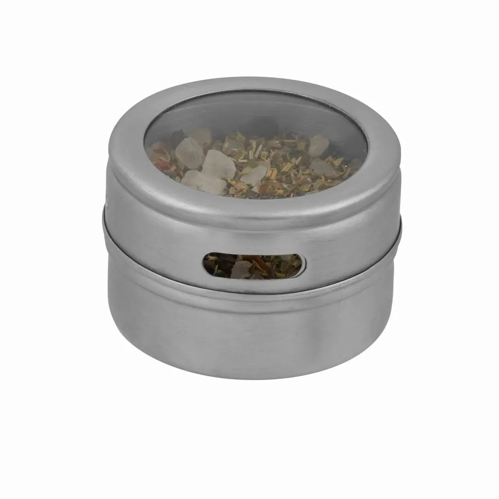 Fackelmann Magnetische Gewürzdose, Vorratsdose Mit Streuöffnungen, Aufbewahrungsdose Aus Edelstahl (Farbe: Silber/Transparent), Menge: 1 Stück 6 Fackelmann Magnetische Gewürzdose, Vorratsdose Mit Streuöffnungen, Aufbewahrungsdose Aus Edelstahl (Farbe: Silber/Transparent), Menge: 1 Stück – Bild 4