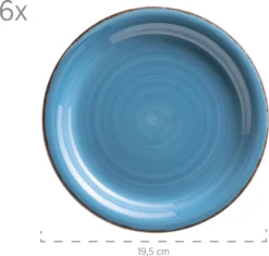 Mäser 931601 Frühstücksset Lumaca Für 6 Personen, Steingut, Dunkelblau (1 Set, 18-teilig) 13 Mäser 931601 Frühstücksset Lumaca Für 6 Personen, Steingut, Dunkelblau (1 Set, 18-teilig) -Küchenutensilien Laden 4549253f043313fb6cc7b5936a1b292d