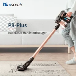 Proscenic New Vision P8 Plus Akku Staubsauger, 3-in-1 Handstaubsauger, 150W Kabeloser Staubsauger, 2,200 MAh Abnehmbarer Akku, Bis Zu 40 Minuten Laufzeit, Geeignet Für Tierhaare -Küchenutensilien Laden 45647122df77c176f0086a6851887d10