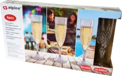 6er Set Kunststoff Champagner-Gläser Kristalleffekt 200ml / Ø6x22,5cm 12 6er Set Kunststoff Champagner-Gläser Kristalleffekt 200ml / Ø6x22,5cm -Küchenutensilien Laden 4595d6c7d13f1d0222b6cf88797cc3f0