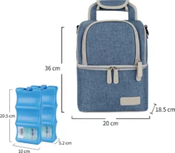 Muttermilch-Kühltasche Mit Kühlakkus, Doppellagig, Passend Für 3 Flaschen, Bis Zu 255 Ml, Für Stillen, Muttermilch, Pumpbeutel, Rucksack ,Denim Blue 15 Muttermilch-Kühltasche Mit Kühlakkus, Doppellagig, Passend Für 3 Flaschen, Bis Zu 255 Ml, Für Stillen, Muttermilch, Pumpbeutel, Rucksack ,Denim Blue -Küchenutensilien Laden 459a6d9ff1cf461527c1124e71f641ab