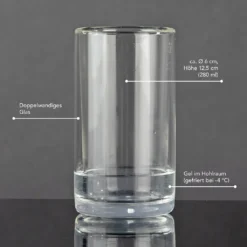 GOURMETmaxx Glas Selbstkühlend - 2er-Set Je 280 Ml 13 GOURMETmaxx Glas Selbstkühlend - 2er-Set Je 280 Ml -Küchenutensilien Laden 45ae31862a33d8d912ebae3800e682a8