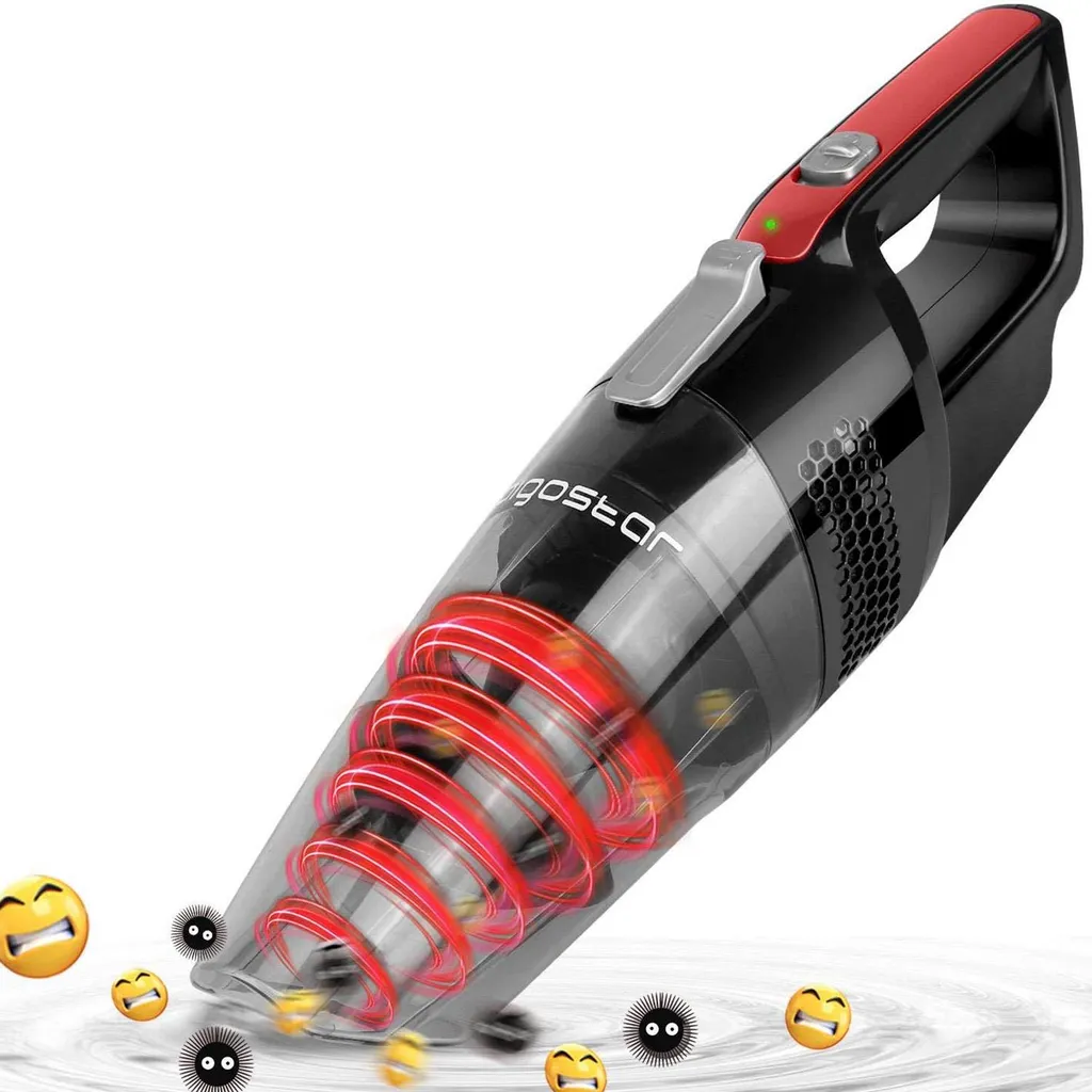 Aigostar Mars 33LBY - Kabelloser Zyklon-Handstaubsauger, Nass- Und Trockensaugung, 2050mAh Akku, 500ml Tank, HEPA Filter 3 Aigostar Mars 33LBY - Kabelloser Zyklon-Handstaubsauger, Nass- Und Trockensaugung, 2050mAh Akku, 500ml Tank, HEPA Filter