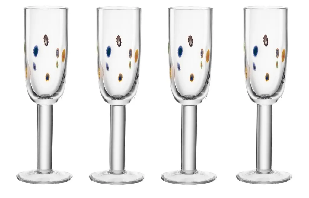 Leonardo Sektglas FIORI Mehrfarbig 8 Leonardo Sektglas FIORI Mehrfarbig – Bild 6