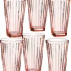 Ritzenhoff & Breker Longdrinkglas "LAWE" 400 Ml Rosa 6 Stück -Küchenutensilien Laden 46794929904229fb8cbf644a4beddfc0