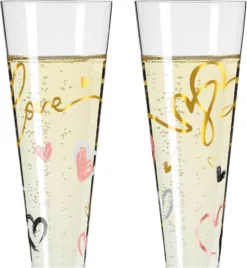 Goldnacht Champagnerglas-Set F23 Von Carolin Oliveira -Küchenutensilien Laden 46885908204d67282854bace06717c53