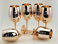 Moët & Chandon Champagnergläser Kupfer 6er Set Echtglas -Küchenutensilien Laden 46b01a63a68cfb1221f06cbac3b97917