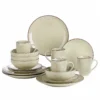 Vancasso Tafelservice Set, Navia Geschirrset Aus Steingut, 16 Teilig Kombiservice, Vintage Aussehen, Natur Design -Küchenutensilien Laden 46e26a9d620ffaf08a27428e8605c5ac