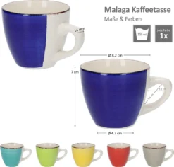 18tlg Kaffeeservice Malaga Kaffee Tee-Gedeck 6Pers Kaffeetassen Dessertteller Abstrakt Handbemalt 11 18tlg Kaffeeservice Malaga Kaffee Tee-Gedeck 6Pers Kaffeetassen Dessertteller Abstrakt Handbemalt -Küchenutensilien Laden 4a8ff27a7143646c28d21a19b3f04755