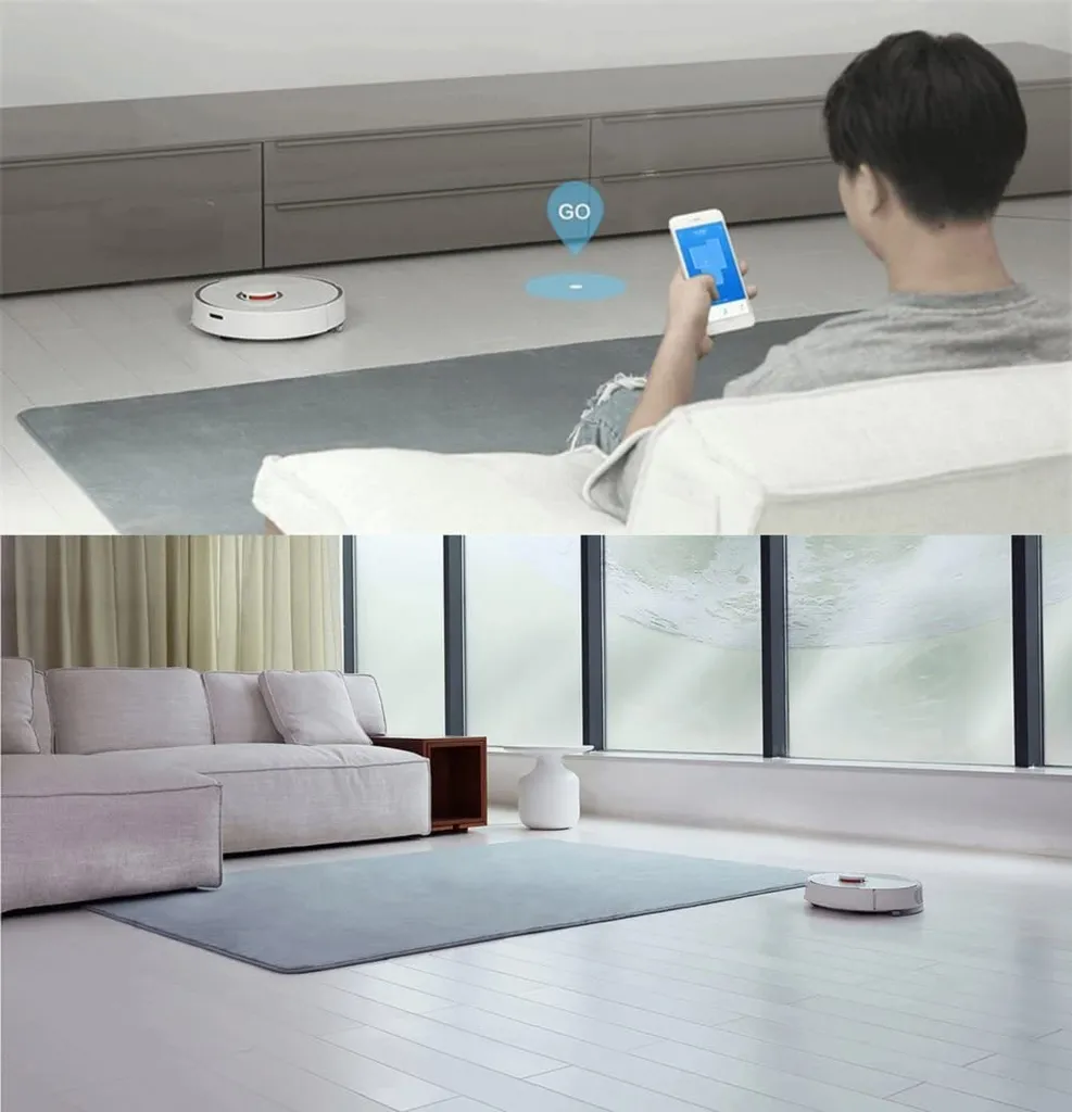 Roborock S50 Staubsauger Roboter Sweep-Mop APP Steuerung Smart Geplant 5200Am 2000Pa Weiß 8 Roborock S50 Staubsauger Roboter Sweep-Mop APP Steuerung Smart Geplant 5200Am 2000Pa Weiß – Bild 6