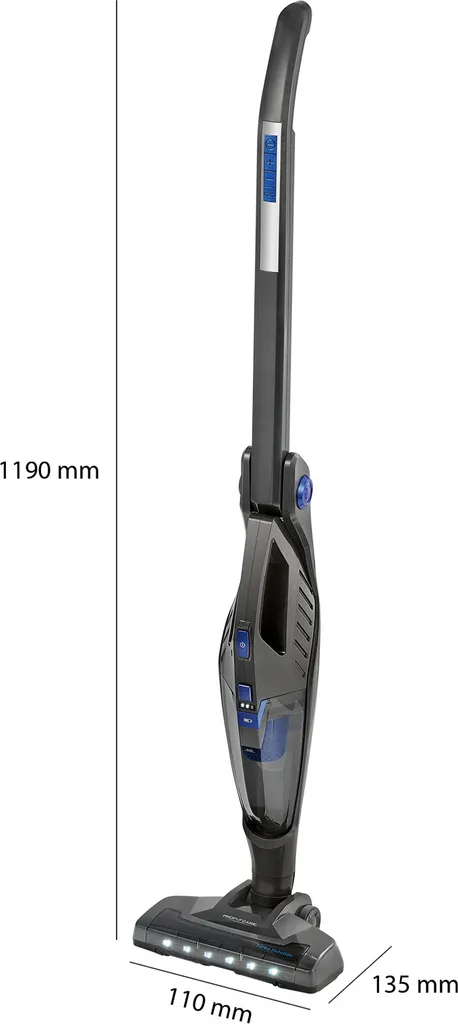 ProfiCare 2 In 1 Hand-und Bodenstaubsauger PC-BS 3035 A, Praktische Ladestation Inkl. Zubehörhalterung, Leistungsstarker 14,8 V Lithium Ionen Akku, Turbo Rotation, HEPA-Filter, Anthrazit-blau 11 ProfiCare 2 In 1 Hand-und Bodenstaubsauger PC-BS 3035 A, Praktische Ladestation Inkl. Zubehörhalterung, Leistungsstarker 14,8 V Lithium Ionen Akku, Turbo Rotation, HEPA-Filter, Anthrazit-blau – Bild 10