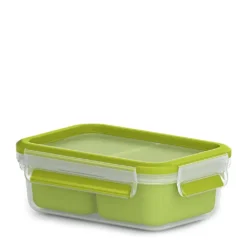 Emsa Snackbox CLIP & GO 0,55 Liter Transparent / Grün -Küchenutensilien Laden 4c2b08e08122ef8df9496e7604ff3ba5