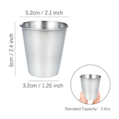 12 Stück Schnapsbecher 70ml Edelstahl Schnapsglas Edelstahlbecher Pinnchen Shot Gläser Becher 10 12 Stück Schnapsbecher 70ml Edelstahl Schnapsglas Edelstahlbecher Pinnchen Shot Gläser Becher -Küchenutensilien Laden 4d2a73474f45eee7503507e6681e4a7e