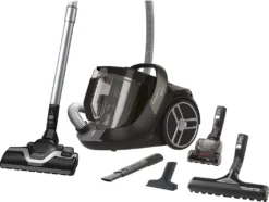 Rowenta RO7260 Bodenstaubsauger Silence Force Cyclonic Parkett | Beutellos | Große Staubbehälterkapazität: 2,5 Liter | Schlankes Und Modernes Design | Langlebiger EffiTech-Motor | Schwarz -Küchenutensilien Laden 500be8f7cba4cf3a063a962a1aa98056