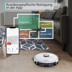 S7 MAX Laser Navigation Slam Routenplanung Smart Staubsauger Roboter Saugroboter Große Saug Flüsterleises Karte Speicher Fegen Boden Mopping Roboter International Version -Küchenutensilien Laden 50378351c4acba23c17fdd93325c4f9a