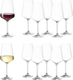 Leonardo Weinglas 12er Set PUCCINI Rotwein 6er Set Und Weißwein 6er Set Gläserset 069554 + 069553 -Küchenutensilien Laden 50fa54dede417a7832a1e3a94e20b423