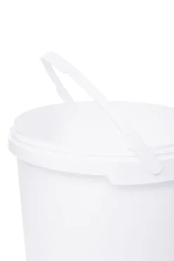 Eimer Mit Deckel Und Henkel Weiß Lebensmittelecht, Stabil, Luftdicht - Plastikeimer Mit Griff Bügel Lebensmitteleimer, Anzahl:1, Farbe:Weiß, Größe:3L -Küchenutensilien Laden 51a900b633f93ee08d2ba0f0852f8e9a