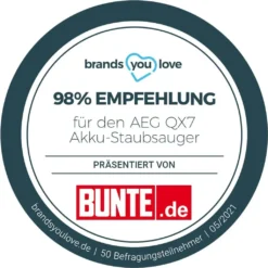 AEG QX7-1-P5IB 2in1 Akku-Staubsauger (Schlanke Bauform, Power-Softrolle, Besonders Effektiv Auf Hartböden, Bis Zu 50 Min Laufzeit, 21,6 Volt, Inkl. Zubehör -Küchenutensilien Laden 52e085be03fcece2acb1c97b8960ef17