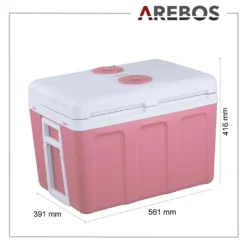 AREBOS Elektrische Kühlbox 40 Liter, Zum Kühlen Und Warmhalten, Mobil Kühlschrank Mit ECO Modus, 12/230 V Für Auto Und Steckdose -Küchenutensilien Laden 5364397c8e2c0daed4587e9bc6873128
