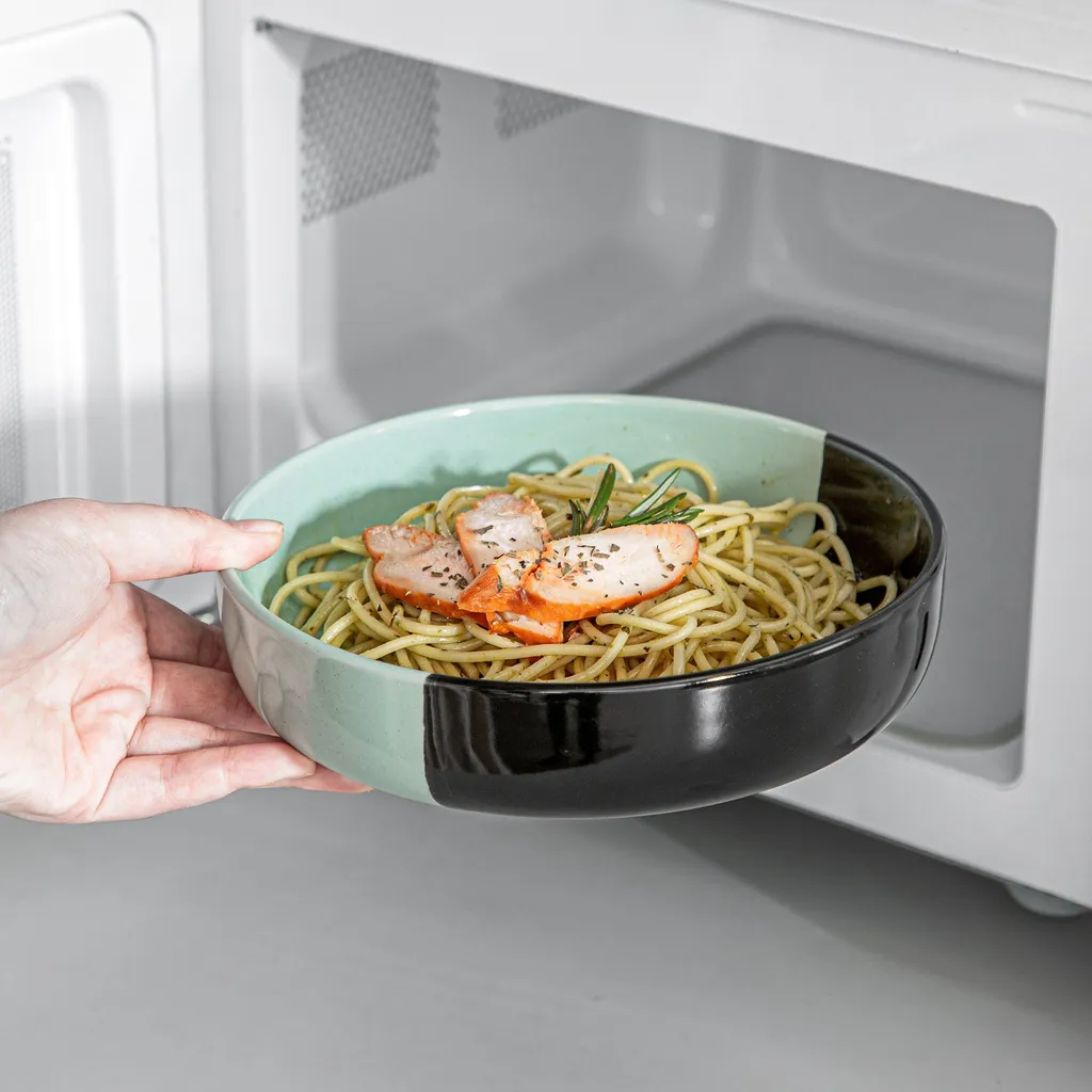 Vancasso Aria Tafelservice Für 8 Personen (32-teilig) Mit Tellern, Schalen Und Tassen, Schwarz Und Türkis 8 Vancasso Aria Tafelservice Für 8 Personen (32-teilig) Mit Tellern, Schalen Und Tassen, Schwarz Und Türkis – Bild 6