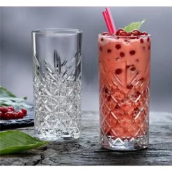 Pasabahce Timeless 520205 Longdrink Glas Wassergläser Kristall Design 4´er Set Transparent 365 Ml -Küchenutensilien Laden 54c6717cf28ca1c13dcf3b9e457c65ca