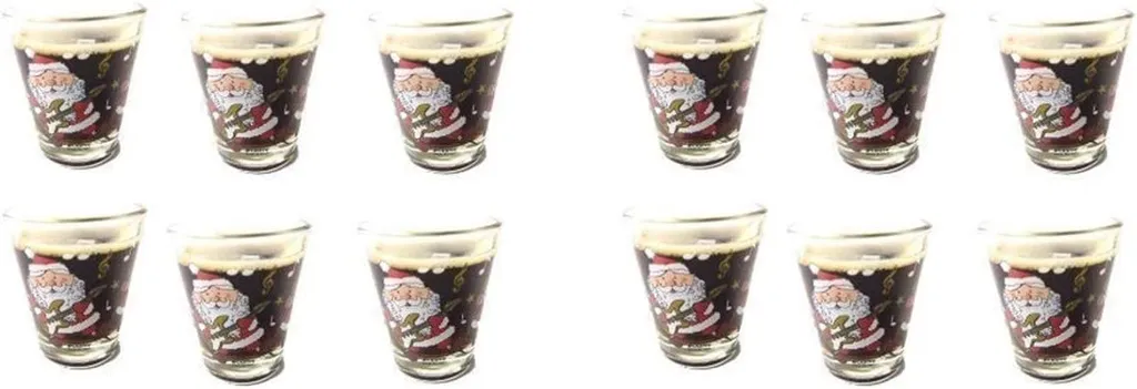 Weihnacht Schnaps Stamper 12 Stück 3 Weihnacht Schnaps Stamper 12 Stück