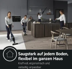 AEG QX7-1-P5IB 2in1 Akku-Staubsauger (Schlanke Bauform, Power-Softrolle, Besonders Effektiv Auf Hartböden, Bis Zu 50 Min Laufzeit, 21,6 Volt, Inkl. Zubehör -Küchenutensilien Laden 5689b5755a349c1fb9e5d67375985eaa