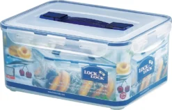 Lock & Lock Classic Vorratsdose 6,50 L, Recheckig, 294x230x138 Mm, Semi-transparent/blau -Küchenutensilien Laden 578bb8160a8f089626e3819712b372b9
