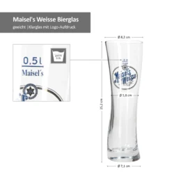 Van Well 6x Maisel’s Weisse Weizenbiergläser 0,5L Geeicht Hefe Weißbierglas Beer -Küchenutensilien Laden 57c67558a47be19bc3486d5fcee54d18