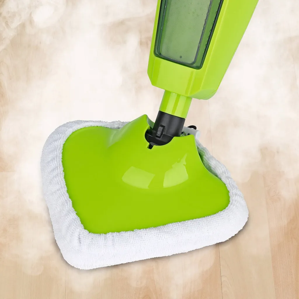 CLEANmaxx Dampfbesen 1000W Grün Bodenpflege Inkl. Messbecher Mikrofasertuch 20 CLEANmaxx Dampfbesen 1000W Grün Bodenpflege Inkl. Messbecher Mikrofasertuch – Bild 18