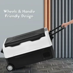 Merax Elektrisch Kühlbox Mit Kompressor 31.5L Schwarz, Mini Kühlschrank Tragbar Kühlleistung Bis -20° C, Gefrierbox 12/24 V Und 230 V Für Büro, Auto, Camping, Garten -Küchenutensilien Laden 5e1488582d95c3a06711437288f685e6