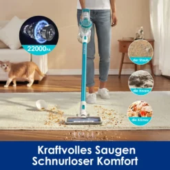 Tineco A11 Master 2 In 1 Akkustaubsauger Mit Zwei Akkus, Schnurloser Handstaubsauger Mit 22KPa Starker Saugleistung -Küchenutensilien Laden 5f6b6555123c59a0c6b741d4279df3d3