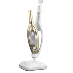 CLEANmaxx Dampfbesen - Mit Knickgelenk - Gold/weiß Dampfreiniger Steam Hygiene Fliesen Küche Bad Reinigung -Küchenutensilien Laden 5fbe58725da0236d6eecbbeaf1b24530