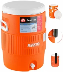 IGLOO Getränkebehälter 'Seat Top 10 Gallon' 38L -Küchenutensilien Laden 5fcee6321c6f160bbc8b840c108ec409