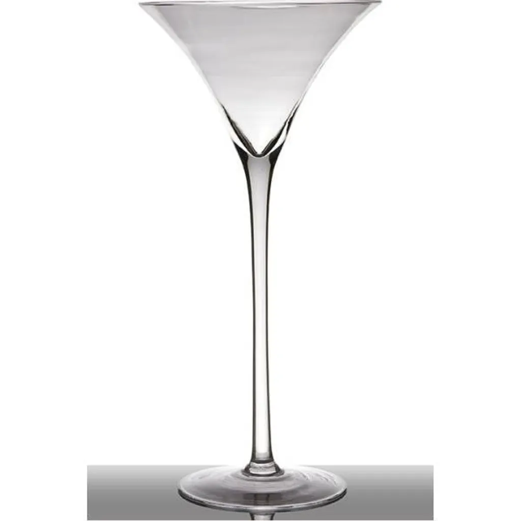 XL Martiniglas, Dekoglas Auf Fuß H. 40cm D. 19,5cm Transparent Hakbijl