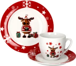 Kaffeeservice Elch 18tlg. Für 6 Personen Weiß Mit Weihnachtsdekor Lustiger Elch 11 Kaffeeservice Elch 18tlg. Für 6 Personen Weiß Mit Weihnachtsdekor Lustiger Elch -Küchenutensilien Laden 65719a1da2e34bfbcd270b91731353da