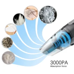 Aigostar Mercury 33LBX - Kabelloser Zyklon-Handstaubsauger, Nass- Und Trockensauger, 2050mAh Akku, 500ml Reservoir, HEPA-Filter. -Küchenutensilien Laden 69c445f9df6aa8c489eaacacda710bf4 1