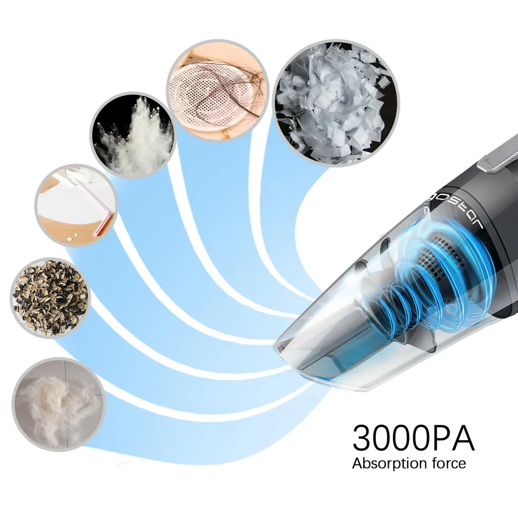 Aigostar Mars 33LBY - Kabelloser Zyklon-Handstaubsauger, Nass- Und Trockensaugung, 2050mAh Akku, 500ml Tank, HEPA Filter 6 Aigostar Mars 33LBY - Kabelloser Zyklon-Handstaubsauger, Nass- Und Trockensaugung, 2050mAh Akku, 500ml Tank, HEPA Filter – Bild 4