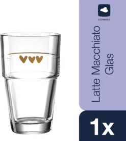 LEONARDO 043467 Solo Latte Macchiato Becher Mit Motiv Herzen, Glas, 410 Ml, Klar 10 LEONARDO 043467 Solo Latte Macchiato Becher Mit Motiv Herzen, Glas, 410 Ml, Klar -Küchenutensilien Laden 69c89e0a69702d0e46aa7c78e64e3726