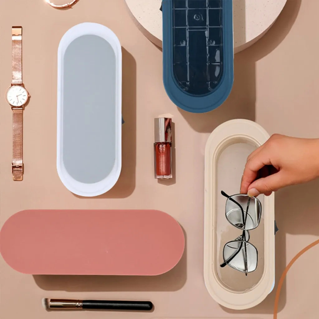 Ultraschallreiniger, Brillenreiniger, Schmuckreiniger, Betrieb Mit Leitungswasser,Für Schmuck, Brillen, Ringe, Silber, Uhren 4 Ultraschallreiniger, Brillenreiniger, Schmuckreiniger, Betrieb Mit Leitungswasser,Für Schmuck, Brillen, Ringe, Silber, Uhren – Bild 2