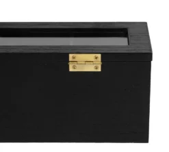 Theedoos Zwart 6-Vaks -Küchenutensilien Laden 6b31cf7baf90e92bb5f61bc481b11e76