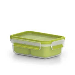 Emsa Snackbox CLIP & GO 0,55 Liter Transparent / Grün -Küchenutensilien Laden 6bb8efcf88edae8c48930585f3180133