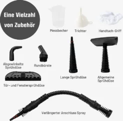 COSTWAY Handdampfreiniger Inkl. 9 Zubehörteil 3 Bar/350ml/1050W/3-5min Aufheizzeit Dampfreiniger Handgerät Gelb -Küchenutensilien Laden 6d2947f58fef9a56ca0f1c24a6c68e0d