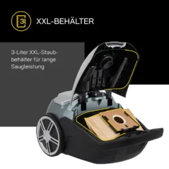 GUTFELS CLEAN 2010 Bodenstaubsauger | 800 Watt Leistung | Integriertes Zubehör | 3 Liter Staubbehälter -Küchenutensilien Laden 6dff413a7e1f554c6479c74c3e2e9c1e